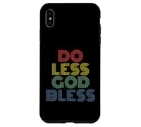 Do Less God Bless rétro Vintage des années 70 Coque pour iPhone XS Max
