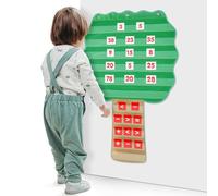 Do List Chore Chart - Board de contrôle détachable en polyester | Tableau de routine quotidien approprié | Organisateur en forme d'arbre Carte de poche multifonctionnelle pour les activités scolaires