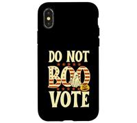 Do Not Boo Vote - Humour Effrayant Citrouille pour Les élections de mi-Parcours Coque pour iPhone X/XS