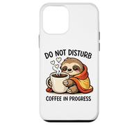 Do Not Disturb Coffee Sloth Cute Funny Morning Mood Tees Coque pour iPhone 12 Mini