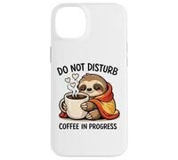 Do Not Disturb Coffee Sloth Cute Funny Morning Mood Tees Coque pour iPhone 14 Plus