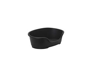 Do Not Disturb Panier pour chien en plastique Gris Foncé 50 cm