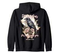 Do Not Fear for i am with You Isaiah 41:10 Corbeau Sweat à Capuche