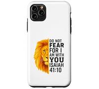 Do Not Fear for I Am with You Isaiah 41:10 Lion Graphic Coque pour iPhone 11 Pro Max