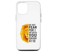 Do Not Fear for I Am with You Isaiah 41:10 Lion Graphic Coque pour iPhone 12/12 Pro