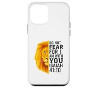 Do Not Fear for I Am with You Isaiah 41:10 Lion Graphic Coque pour iPhone 12 Mini