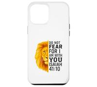 Do Not Fear for I Am with You Isaiah 41:10 Lion Graphic Coque pour iPhone 12 Pro Max
