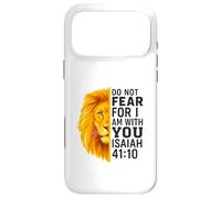 Do Not Fear for I Am with You Isaiah 41:10 Lion Graphic Coque pour iPhone 17 Pro Max
