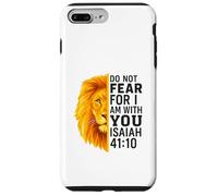 Do Not Fear for I Am with You Isaiah 41:10 Lion Graphic Coque pour iPhone 7 Plus/8 Plus