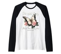 Do Not Fear for i am with You Isaiah 41:10 Papillon Manche Raglan