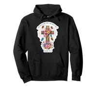 Do Not Fear for I Am with You Isaiah 41:10 Verset Floral Sweat à Capuche