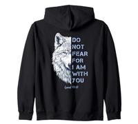 Do Not Fear for I Am with You Loup Arctique Loup Sweat à Capuche