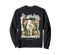 Do Not Fear for Isaiah 41:10 Verset biblique Agneau Sweatshirt