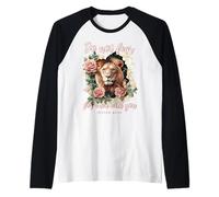 Do Not Fear for Isaiah 41:10 Verset biblique Lion Manche Raglan