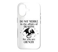 Do Not Meddle in The Affairs of Dragons Book Dragon Bookish Coque pour iPhone 17