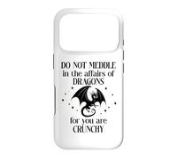 Do Not Meddle in The Affairs of Dragons Book Dragon Bookish Coque pour iPhone 17 Pro