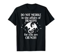 Do Not Meddle in The Affairs of Dragons Sign,Book Dragon T-Shirt