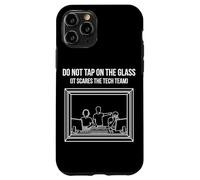 Do Not Tap on The Glass Funny Sound Booth Introverti Coque pour iPhone 11 Pro