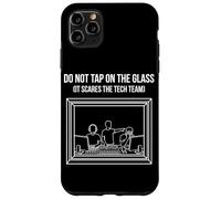 Do Not Tap on The Glass Funny Sound Booth Introverti Coque pour iPhone 11 Pro Max