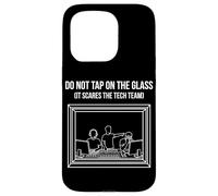 Do Not Tap on The Glass Funny Sound Booth Introverti Coque pour iPhone 15 Pro
