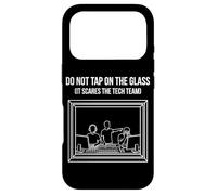 Do Not Tap on The Glass Funny Sound Booth Introverti Coque pour iPhone 17 Pro