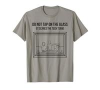 Do Not Tap on The Glass Funny Sound Booth Introverti T-Shirt