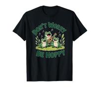 Do Not Worry Be Hoppy Grenouilles Jouant du ukulélé T-Shirt