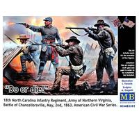 Do Or Die!18th Infantry Regiment Of North Carolina.u.s. Civil War Series- 1:35e - Master Box Ltd.