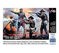 Do Or Die!18th Infantry Regiment Of North Carolina.u.s. Civil War Series- 1:35e - Master Box Ltd. G