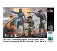 Glow2B Maquette figurine Do Or Die! 18e régiment d'infanterie de Caroline du Nord 1:35 358