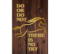 DO OR DO NOT. THERE IS NO TRY. INSPIRATIONAL JOURNAL/NOTEBOOK.