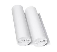 Do²ping 2 Paquets de Mousse EVA Blanc, 3mm d'épaisseur Mousse EVA Cosplay, 35.5 x 150cm mit hoher Dichte 86kg/m3 EVA Foam für Handwerk Kostüm DIY-Projekt (2PCS 3mm Blanc)
