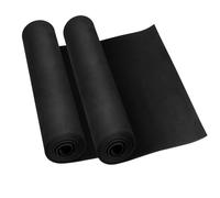 Do²ping 2 Paquets de Mousse EVA Noire, 1mm d'épaisseur Mousse EVA Cosplay, 34 x 124.5cm mit hoher Dichte 86kg/m3 EVA Foam für Handwerk Kostüm DIY-Projekt (2PCS 1mm Noire)