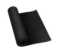 Do²ping Mousse EVA Noire, 1mm d'épaisseur (1-10mm) Mousse EVA Cosplay, 34 x 124.5cm avec haute densité 86kg/m3 EVA Foam pour Costume DIY Project (1mm Noir)