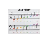 Do Re Mi Solfege Poster | Frustrated pianists decode melodies through visual grids(Magnetic,12x18inch(30x45cm))