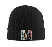Do The Math 67 Meme Funny Six Seven Beanie Hats Bonnet Chapeaux Unisex Adult Hip Hop Outdoor Knit Hat Spring Pattern Warm Caps