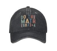 Do The Math 67 Meme Funny Six Seven Casquette de Baseball décontractée pour Hommes Sports d’été en Plein air Chapeau de Routier Streetwear Casquettes de Baseball