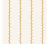 Do The Wiggle Stripe Papier peint amusant et ludique pour enfants Idéal pour les crèches, les salles de jeux et la décoration de la chambre à coucher Ocre Holden 13980