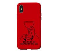 Do This in Memory of Me Eucharistie Catholic Mass Coque pour iPhone X/XS