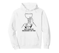 Do This in Memory of Me Eucharistie Catholic Mass Sweat à Capuche