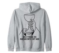 Do This in Memory of Me Eucharistie Catholic Mass Sweat à Capuche
