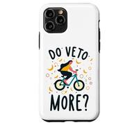 Do Veto More Veneto Frase Divertente Ragazza Cade Dalla Bici Coque pour iPhone 11 Pro