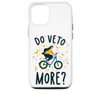 Do Veto More Veneto Frase Divertente Ragazza Cade Dalla Bici Coque pour iPhone 12/12 Pro