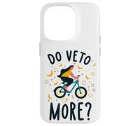 Do Veto More Veneto Frase Divertente Ragazza Cade Dalla Bici Coque pour iPhone 14 Pro