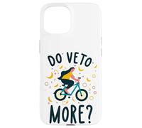Do Veto More Veneto Frase Divertente Ragazza Cade Dalla Bici Coque pour iPhone 15