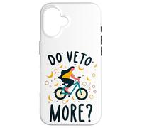Do Veto More Veneto Frase Divertente Ragazza Cade Dalla Bici Coque pour iPhone 16