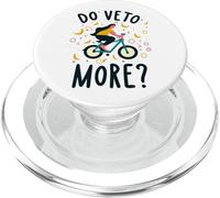Do Veto More Veneto Frase Divertente Ragazza Cade Dalla Bici PopSockets PopGrip pour MagSafe