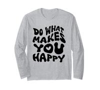 Do What Makes You Happy Retro Wave Police Manche Longue