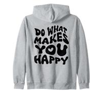 Do What Makes You Happy Retro Wave Police Sweat à Capuche