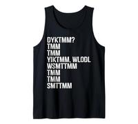 Do You Know The Muffin Man DYKTMM Classic Funny Quote Débardeur